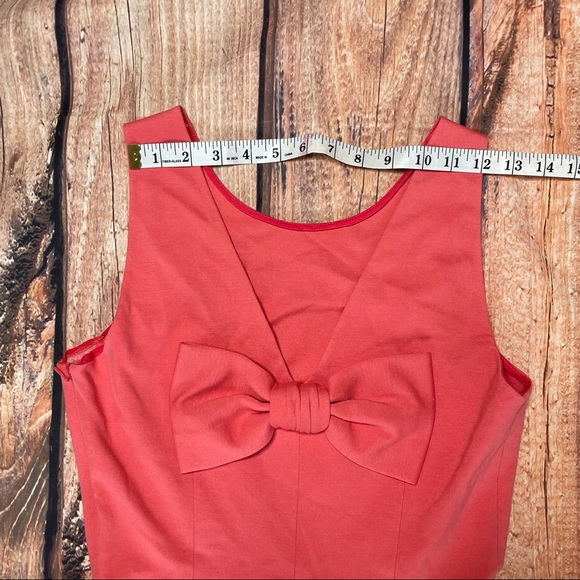 Kate Spade Fit and Flare Bow Sleeveless Dress - Picture 6 of 11